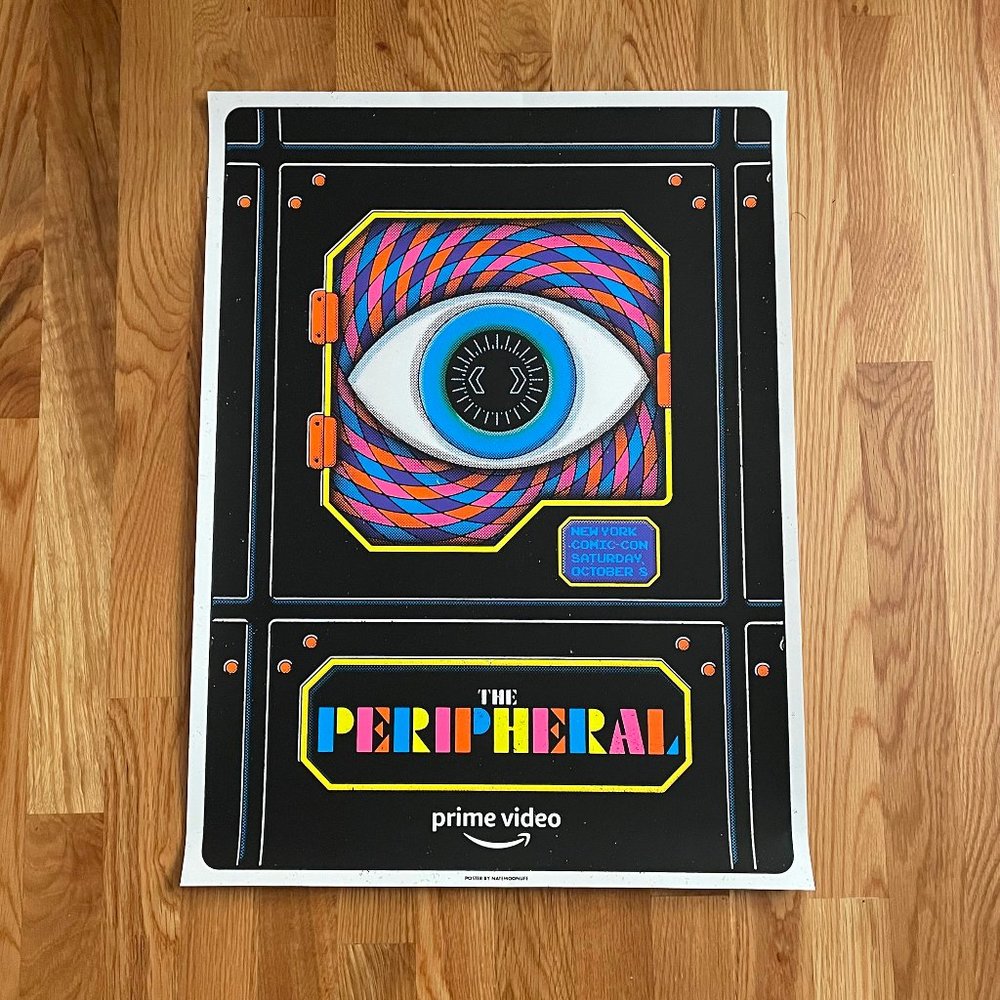 The Peripheral 22NYCC Screen Printed 18x24 Poster Amazon TV Prime William Gibson